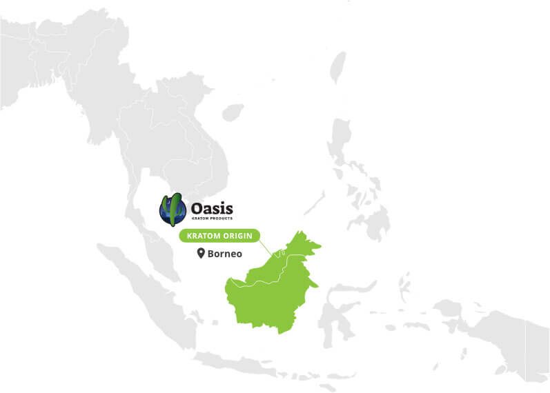 White Borneo Capsules 3 Origin of White Borneo Capsules - By Oasis Kratom