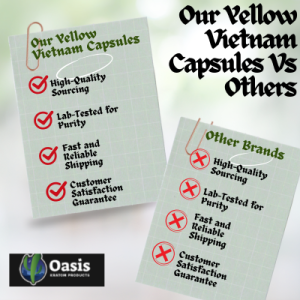 Yellow Vietnam Capsules 4 Yellow Vietnam Capsules