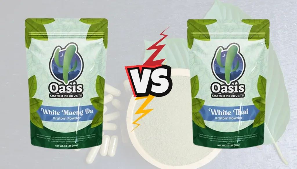 white maeng da vs white thai kratom