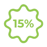 15% off 15% Off